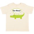 thumbnail image 3 of Inktastic 3rd Birthday Alligator I'm Three Boys or Girls Toddler T-Shirt, 3 of 5