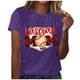 thumbnail image 1 of Blusa informal de manga corta con cuello redondo y estampado suelto de verano para mujer con estilo OAVQHLG3B Store  lin121212, 1 of 4