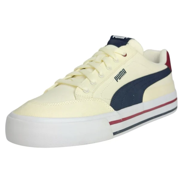 PU & MA Court Classic Vulc FS Warm White-PU & MA Navy Sneaker Various Sizes