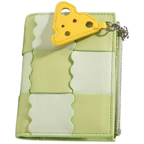 WHAMVOX Girl Wallet Decorative Money Purse Leather Wallet Girls Coin Bag Cards Pouch Portable Wallet
