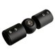 thumbnail image 4 of Conector de esquina para barra de cortina con tornillos para barras de cortina de ventana salediza universales 25mm negro mate, 4 of 9