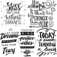 thumbnail image 4 of JesPlay Inspirational Quotes Wall Decals Wall Décor Stickers Include Crazy Fonts, Colorful Letters and Inspiring Messages - Removeable Wall Decor for Bedroom, Living Room, Study, Office, 4 of 6