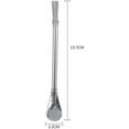 thumbnail image 4 of Jinsinto Stainless Steel Filter Straw, Silver Reusable Straw Teaspoon Tea Gourd Straw Filtered Straw,, 4 of 5