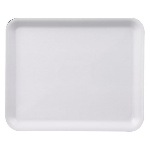 RECT FOAM MEAT TRAY 12X9 WHI 2/125