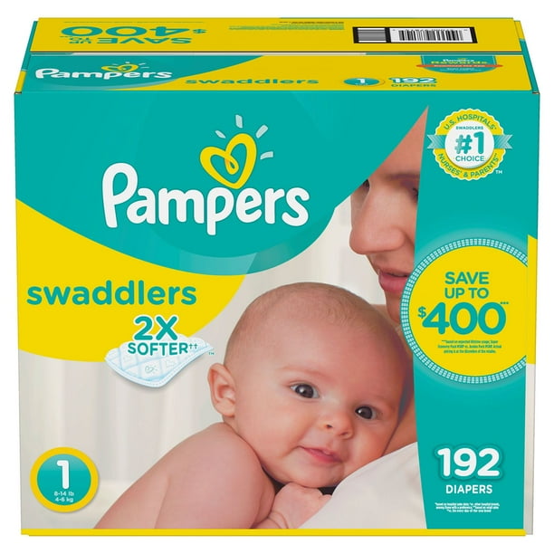 Swaddlers Diapers w/ Wetness Indicator & a Unique Absorb Away Liner by