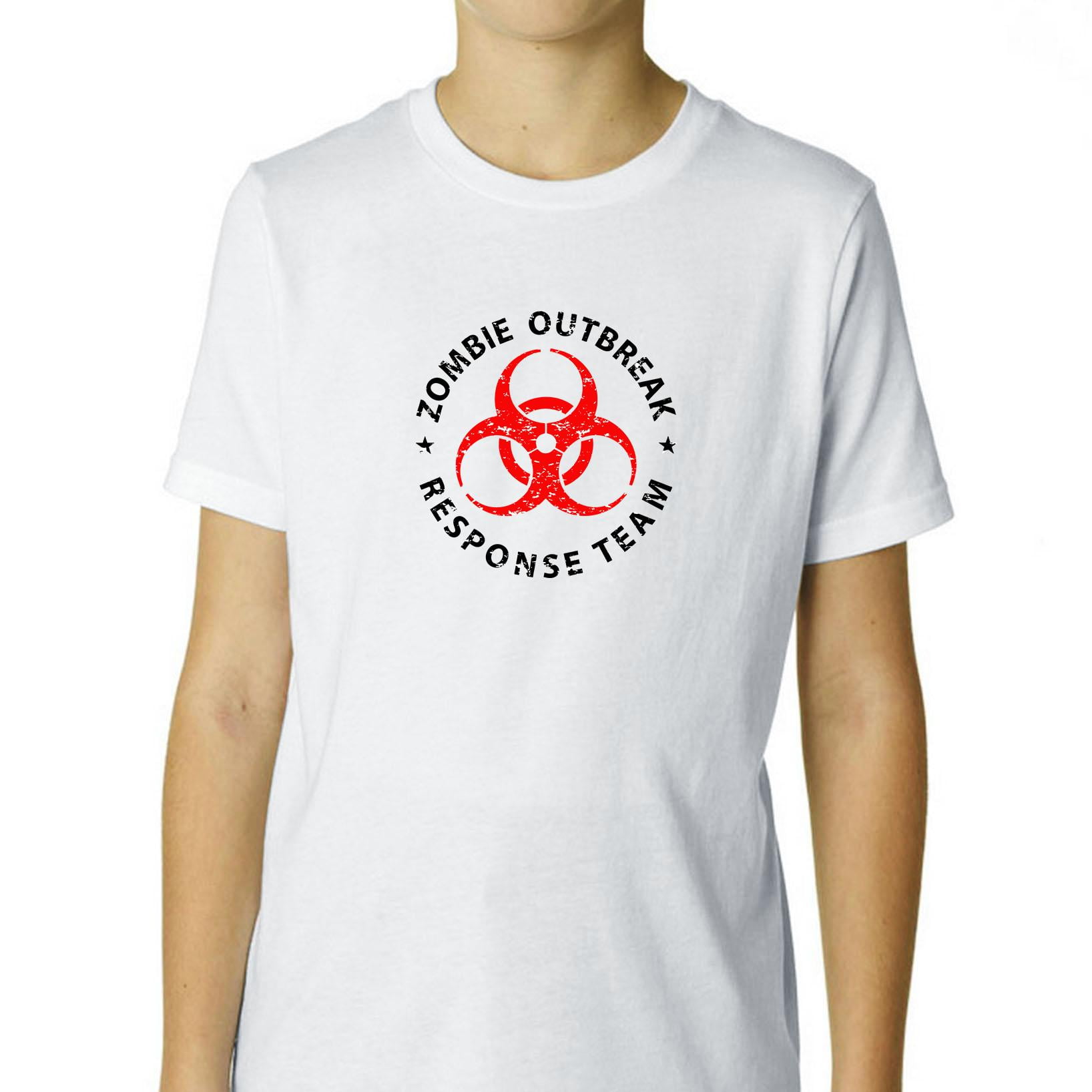 Zombie Outbreak Reponse Team Kids T-Shirt Childs Ages 3-13 Boys and Girls Tee