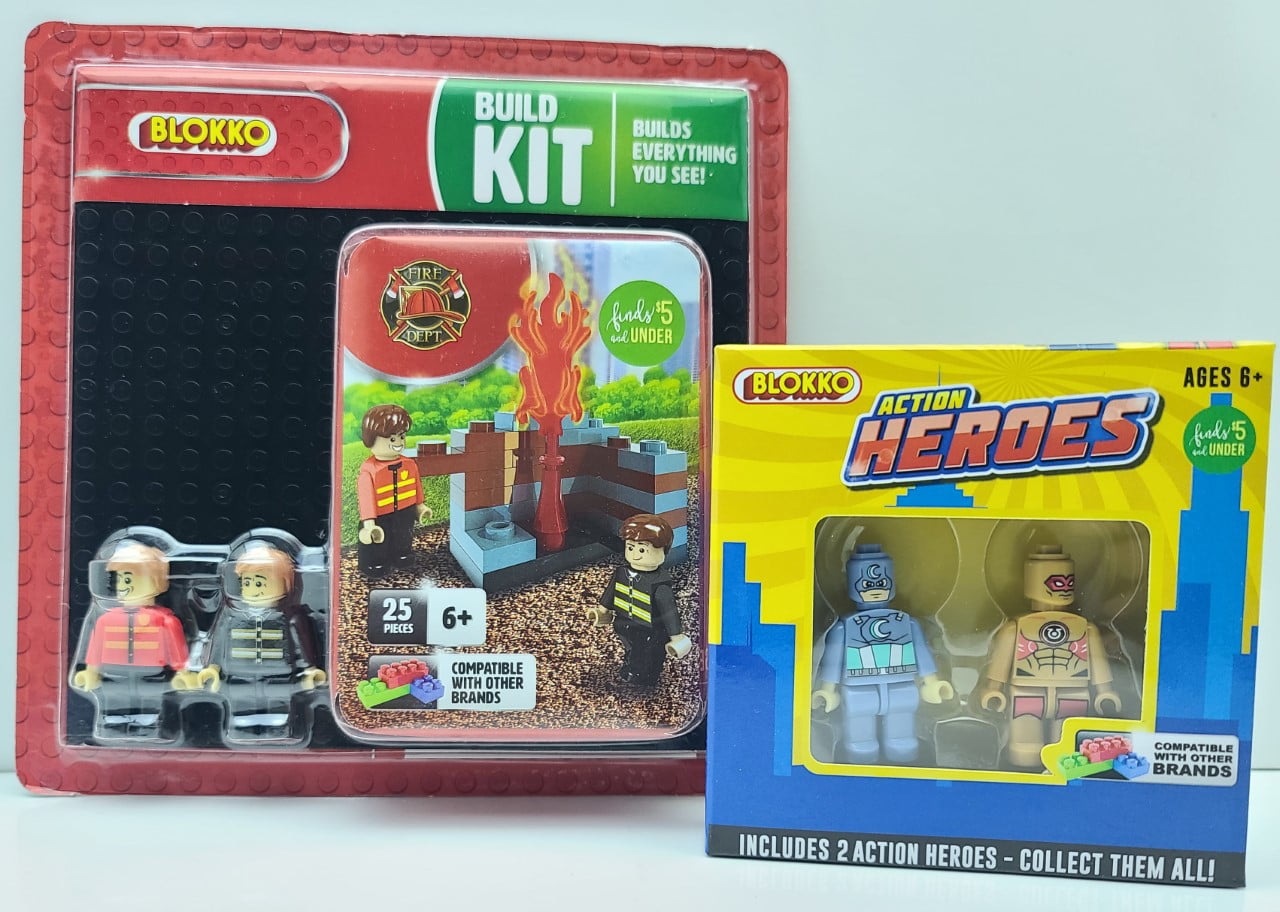 BLOCK TECH "Action Heroes" 20 figures free shipping Lego compatible 