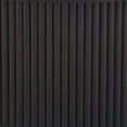 thumbnail image 4 of Benjara Cid Cue 35 Inch Coffee Table, Tambour Pedestal Base Black Ash Veneer Finish, 4 of 5