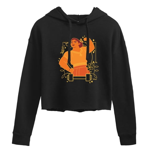 Encanto - Enchanted Luisa - Juniors Cropped Pullover Hoodie