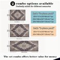 thumbnail image 3 of Kitchen Rugs Sets of 3 Non Slip Washable Kitchen Mats for Floor, Waterproof Kitchen Runner Rug, Floor Mat Carpet for Entryway, Laundry, Sink, Hallway, Bathroom, 3 of 12