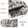 thumbnail image 6 of 2'x6' Rug Runners for Hallways Kitchen, Botanical Non Slip Entryway Beside Floor Carpet Runner, Vintage Mushroom Plant Herb Ferns Flower Washable Laundry Room Bedroom Throw Rugs Mat for Family Pet, 6 of 8