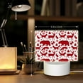 thumbnail image 6 of Kdxio red plaid Moose Bunny bear Rectangular Acrylic Night Light Acrylic Sleep Night Light Friend Gifts for Birthday Gifts for Women Teens Boys Girls, 6 of 9