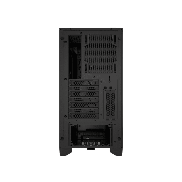 CORSAIR iCUE 4000D RGB AIRFLOW Mid-Tower Case, Black - 3x AF120 RGB ELITE  Fans - iCUE Lighting Node PRO Controller - High-airflow Design