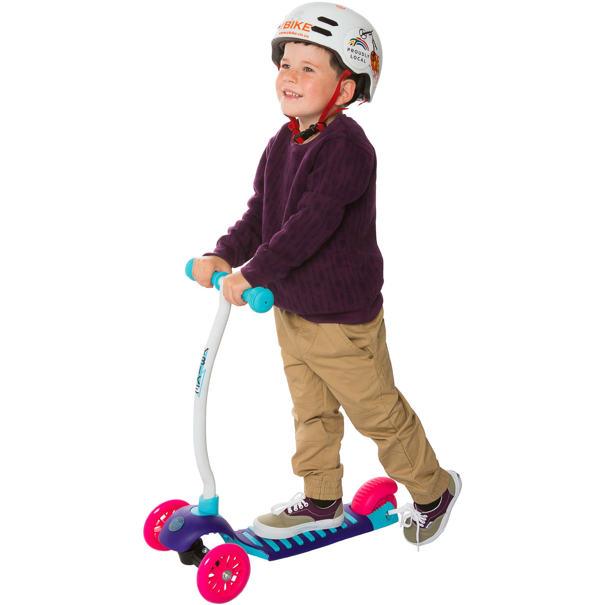 NEW NEW YBIKE Kids GLX Cruze 3-Wheel Kick Scooter 