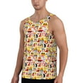 thumbnail image 2 of Pofeuu Excavator (2) Print Men's Workout Tank Tops Sleeveless Muscle Gym Shirt Quick Dry-3X-Large, 2 of 7