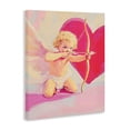 thumbnail image 2 of Stupell Industries Modern Cupid Shooting Arrow with Heart Canvas Art, 16 x 20, by The Prints Vibe, 2 of 8