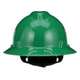 thumbnail image 3 of MSA 475370 V-Gard Full-Brim Hard Hat With Fas-Trac III Ratchet Suspension  Polyethylene Shell, Superior Impact Protection, Self Adjusting Crown-Straps - Standard Size in Green, 3 of 9