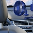 thumbnail image 6 of Kuntesetty USB Car Cooling Fan Air Circulation Fan Compact Universal Portable Rotatable 12V Blue, 6 of 9