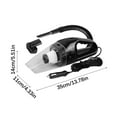 thumbnail image 3 of Surpdew Powerful Car Vacuum Cleaner, Handheld, Wet & Dry Use, 2024 Auto Detailing Must-Have, Perfect For Interior Clean-Up Black Free Size, 3 of 8