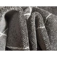 thumbnail image 5 of Unique Loom 3146497 2 x 3 ft. Geometric Trellis Frieze Rectangular Rug, Dark Gray, 5 of 5