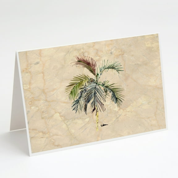 Palm Tree #4 Greeting Cards and Envelopes Pack of 8