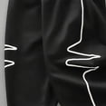 thumbnail image 4 of 5-6 Years Child Boys Hiking Pants Cargo Elastic Waist with Pockets Sweatpants School Pants Fall Winter Pants 1T 2T 3T 4T 5T 6T 7T 8T 10T Black Pants, 4 of 4