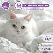 Calming Cat Diffuser Refill & Anti Anxiety Pet Products - Feline Calm Pheromones & Cats Comfort - Stress Relief Help with Pee, New Zone, Aggression, Fighting with Dogs & Behavior Control