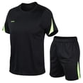 thumbnail image 1 of WILLBEST Pantalones Cortos Cargo para Hombre, de Verano, para Deportes Al Aire Libre, de Secado Rápido, de Manga Corta, para Correr, Informales, Conjunto de Dos Piezas, 1 of 5
