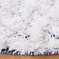 thumbnail image 3 of SAFAVIEH Casablanca Balfour Zig-Zag Area Rug, Ivory/Navy, 6' x 6' Round, 3 of 8