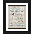 thumbnail image 1 of Phillips, Anita 19x24 Black Ornate Wood Framed with Double Matting Museum Art Print Titled - My Dog, 1 of 4
