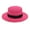 Hot Pink, variant on Summer Cap Womens Sun Hats Square Buckle Dome Panama Lafite Flat Top Travel Sunshade Beach Big Brim Hat Mens Sun Hat