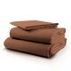 thumbnail image 1 of Juego de Sábanas King Size The Shop, Gris Claro, Microfibra, Material Transpirable, No Alergénico chocolate, 1 of 7