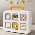 thumbnail image 1 of Juguetes para piscina, juguetes para bebés, tablero de actividades con interruptores, caja para el desarrollo de la motricidad fina en niños pequeños, simulación de situaciones cotidianas con ruletas,, 1 of 6