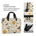 thumbnail image 4 of FORMRS 16" Laptop Bag Carrying Sleeve Case with Handle Travel Shoulder Briefcase, Halloween Cute Ghosts, 4 of 8