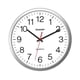 thumbnail image 1 of Reloj de pared Sharp Silver de 35 cm, silencioso, no hace tictac, de cuarzo, 1 of 7