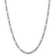 thumbnail image 6 of 14K White Gold 5.35mm Semi-Solid Figaro Chain 20 Inch, 6 of 6