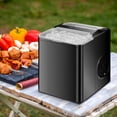 thumbnail image 4 of CONCETTA Ice Maker Countertop, 26lbs/24Hrs, 2 Sizes of Bullet Ice for Home Kitchen Office Bar Party, Black, 4 of 6