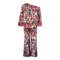 thumbnail image 4 of Conjunto de dos piezas de verano para mujer, conjunto informal de falda con hombros descubiertos y mangas largas tipo farol, traje con estampado de moda para mujer, 4 of 6