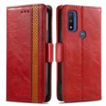 thumbnail image 3 of Case for Motorola Moto G Pure Cover Leather Wallet Folio Case Book Design Flip Magnetic Closure - Red, 3 of 5