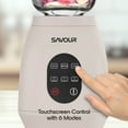 thumbnail image 4 of Savour by Tzumi 500W Touchscreen Smoothie Blender – 50oz Ice Crushing Countertop Blender for Smoothies, Sauces, Cocktails and More, 4 of 9
