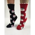 thumbnail image 3 of Women's Christmas Crew Socks 2-Pack – Colorful Holiday Winter Socks, Reindeer & Snowflake Designs, 3 of 8