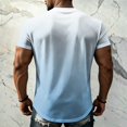 thumbnail image 5 of Uwinwear Men's UPF 50+ UV Sun Protection Shirts Cooling Fabric Light Weight T-shirts Fast Dry Crew Neck Short Sleeve Breathable Summer Beach Outdoor Casual Top,Light Purple,XXL, 5 of 5