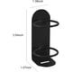 thumbnail image 4 of Paquete de 2 soportes para cepillos de dientes eléctricos para pegar en la pared, soporte de metal para cepillos de dientes eléctricos, organizador de baño montado en la pared (negro), 4 of 4