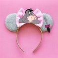 thumbnail image 1 of Diadema de Orejas de Mickey Mouse de Navidad Disney con Lentejuelas y Lazos para Mujeres Gao Jinjia LED, 1 of 2