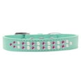 thumbnail image 3 of Dog, Puppy  Pet Fashion Collar, "Two Row Pearl And Pink Crystal Rimsets", 3 of 5