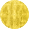 thumbnail image 1 of Ahgly Company Machine Washable Indoor Round Persian Yellow Traditional Area Rugs, 8' Round, 1 of 4