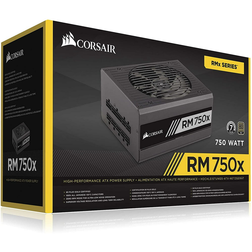 Corsair RMx Series 750W 80+ Gold Power Supply