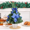 thumbnail image 1 of TIELUTT Christmas Tree Potted Ornaments Christmas Christmas Flower Christmas Tree Large Snowflake Ornament Christmas Decorations Fancy Ornament Initial Ornament Christmas Decorations Bulbs, 1 of 3