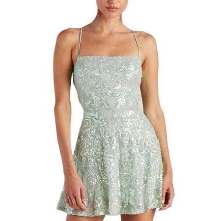 Blphud Womens Shoes Dressy Casual Prom Dresses Formal Dresses for Women Women s Glamorous Sequin Dress With Beaded Detail for Nightclubs And Parties Dresses Green S