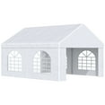 thumbnail image 2 of Outsunny 13x16.5 ft White Event Outdoor Canopies, Heavy Duty, 2 of 9
